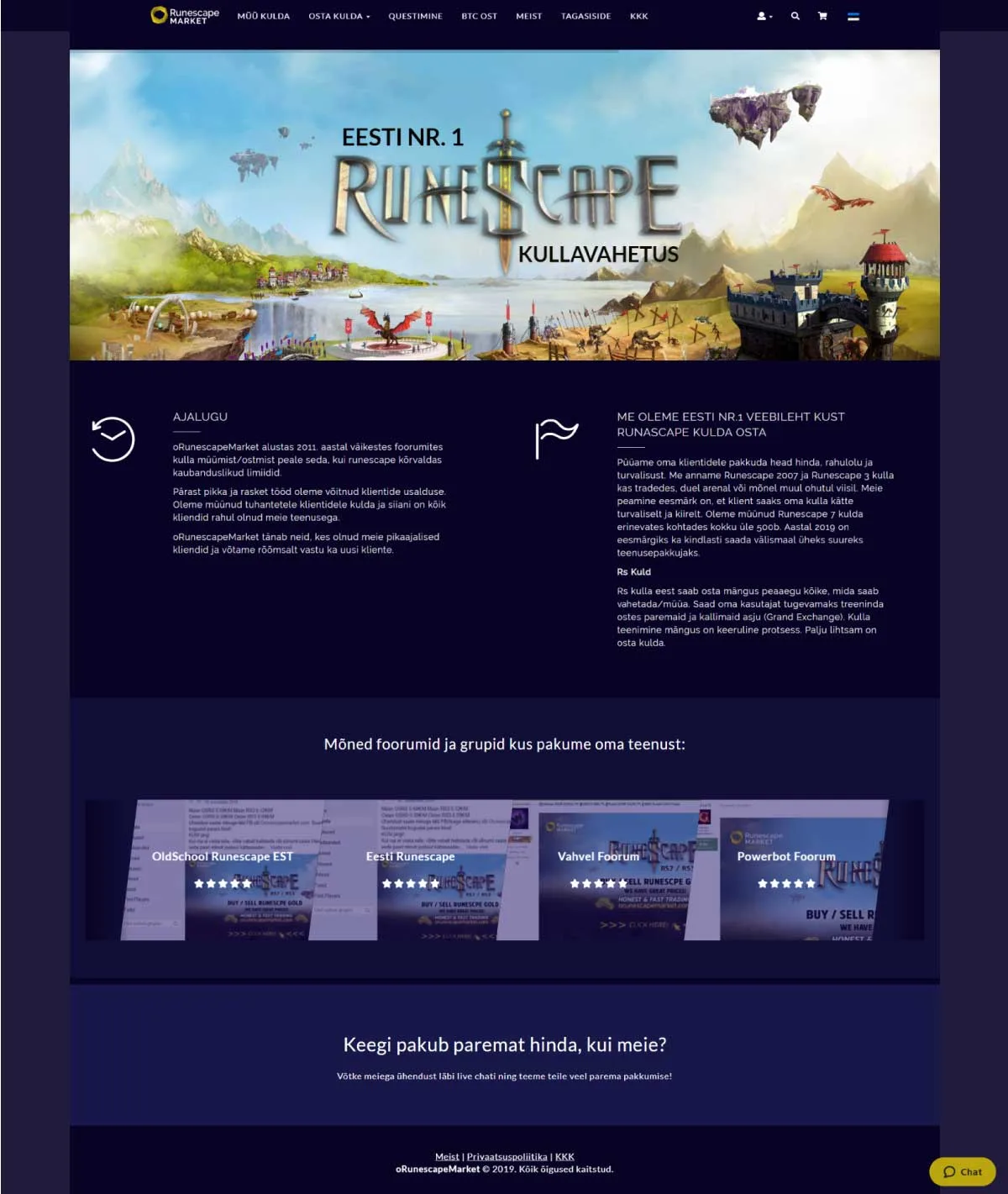 orunescapemarket.com